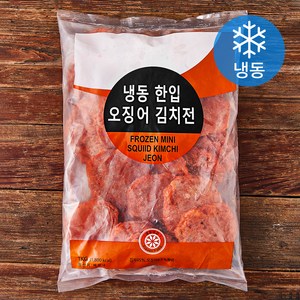 한입 오징어 김치전 (냉동), 1kg, 1개