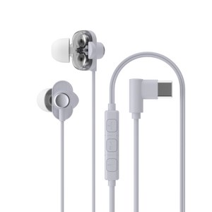 PANTONE C타입 커널형 듀얼 드라이버 3버튼 컨트롤러 컴퓨터 노트북 갤럭시 아이폰 호환 유선 이어폰 10mm