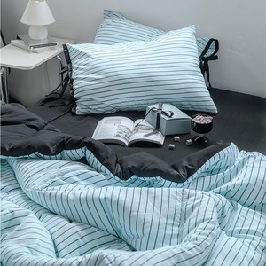 믹스앤매치 국내 제조 에센셜 스트라이프 차렵이불 세트