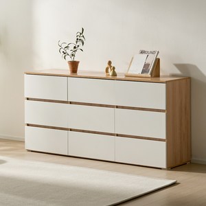 베이지메이트 리네아 서랍장 와이드 3단 9칸 방문설치