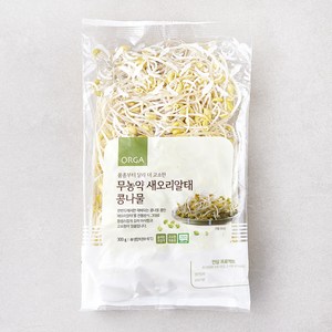 ORGA 무농약 인증 새오리알태 콩나물, 300g, 1개