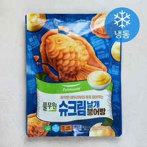 풀무원 날개붕어빵 슈크림 6개입 (냉동), 300g, 1개