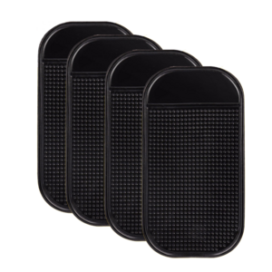 쎈나인 멀티 논슬립 접착식 패드 핸드폰 거치, 블랙, 4개