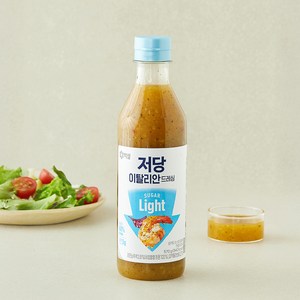 백설 저당 레몬 올리브오일 이탈리안 드레싱 샐러드소스, 570g, 1개