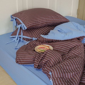 믹스앤매치 국내 제조 에센셜 스트라이프 차렵이불 세트