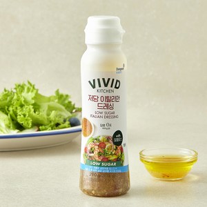 비비드키친 저당 이탈리안 드레싱, 210g, 1개