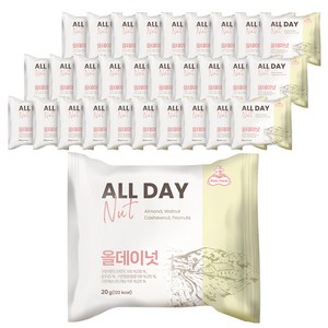 넛츠팜 올데이넛, 20g, 30개