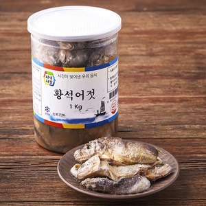 자연다감 황석어젓, 1kg, 1개