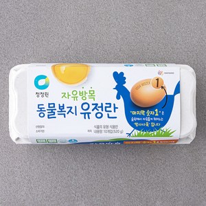청정원 자유방목 동물복지 인증 유정란 1번 520g, 10구, 1개