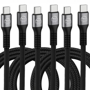 디지지 C타입-C타입 60W 우븐 PD 초고속 충전 케이블