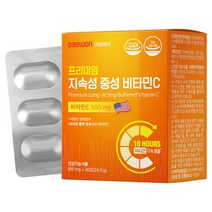 대원제약 프리미엄 지속성 중성 비타민C 24.3g, 30정, 1개