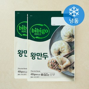비비고 왕만두 (냉동), 420g, 2개
