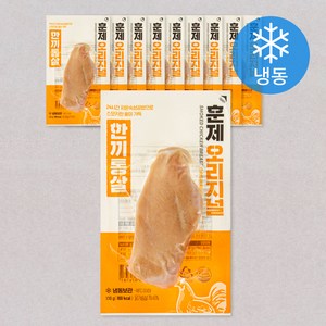 한끼통살 훈제 오리지널 닭가슴살 (냉동), 100g, 10개