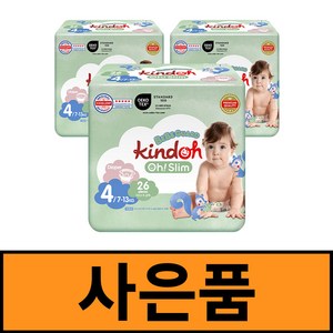 킨도 프리미엄 오슬림 베베가드 밴드형 기저귀 대형 유아용, 4단계, 78매