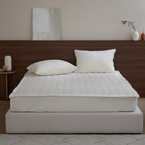 베네베딩 고정밴드형 프리미엄 누빔 극세사 침대 패드