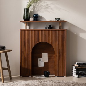 잉글랜더 멜론 템바보드 벽난로 콘솔 수납 장식장 800 방문설치