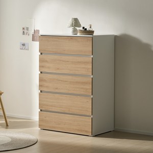 베이지메이트 리네아 5단 서랍장 800 방문설치