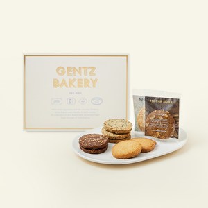겐츠베이커리 클래식 쿠키 선물세트 1호 + 쇼핑백, 260g, 1세트