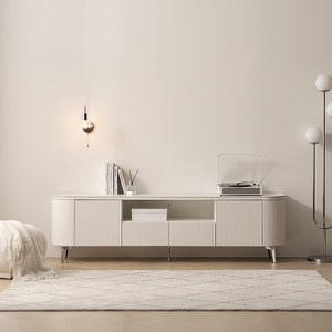 보루네오 헤일로 오픈형 세라믹 거실장 2000 방문설치