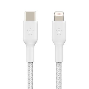 벨킨 부스트업 패브릭 C타입 라이트닝 고속 충전 케이블 CAA004bt1M