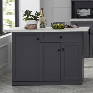 장인가구 이브 아일랜드 홈바 수납형 식탁 1200 방문설치