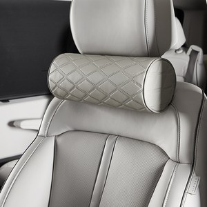 메이튼 프리미엄 메모리폼 차량용 목쿠션, 미스티그레이, 1개