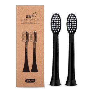 오아 클린이소프트 시리즈 전용 리필 미세모 블랙 2p