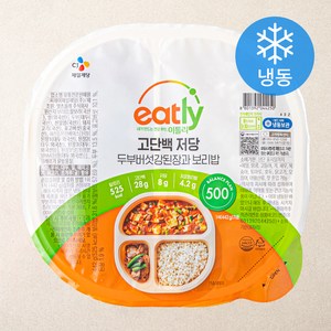 밸런스플랜 고단백 저당 두부버섯강된장과 보리밥 (냉동), 442g, 1개