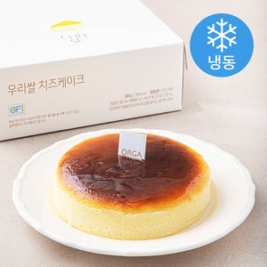 ORGA 우리쌀 치즈케이크 (냉동), 350g, 1개