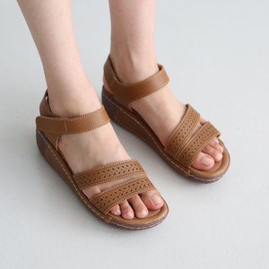 단골언니 여성용 가벼운 키높이 통굽 스트랩 샌들 슈룹 5cm