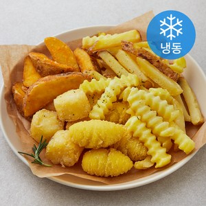 지엔씨푸드 스페셜 벨지안 모듬감자 5종 세트 400g (냉동), 400g, 1세트