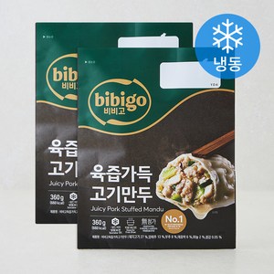 비비고 육즙가득 고기만두 (냉동), 360g, 2개