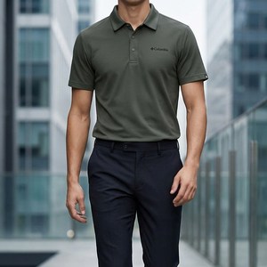 컬럼비아 남녀공용 반팔 폴로 티셔츠 C62YMG601