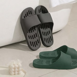 샤바스 부드러운 플랫 물빠짐 욕실화 2종세트