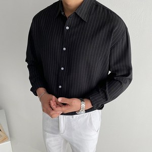 머시따 남성용 데일리 위켄드 오버핏 린넨 셔츠