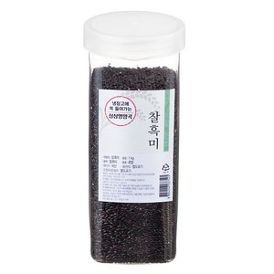 월드그린 싱싱영양통 검정 찰흑미, 1kg, 1개