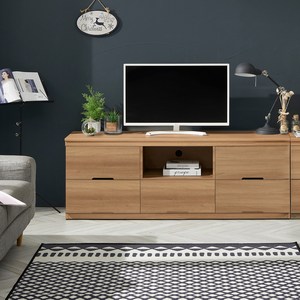 가이온 리빙 2단 거실장 1500 방문설치