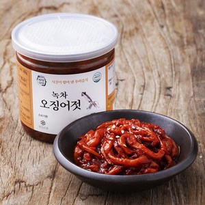 자연다감 녹차 오징어젓, 400g, 1개