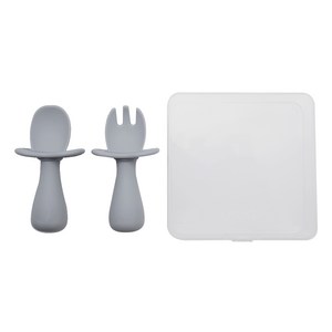 랄라비 아이주도 스푼 포크 세트 + 케이스, 04 그레이(스푼포..., 스푼 + 포크 + ..., 1세트