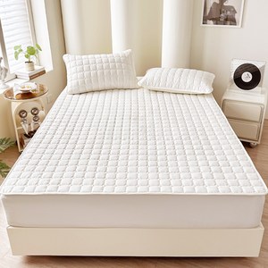 베오라 스퀘어 누빔 고정밴드형 침대 방수 패드