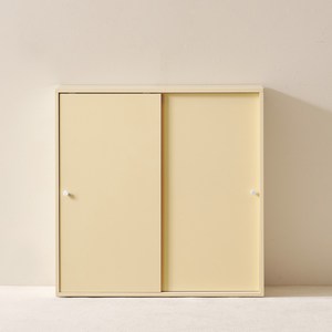 룸앤디 국내 제조 스르륵 800서랍 3단 슬라이딩 슬림 일반형 수납장 도어 방문설치