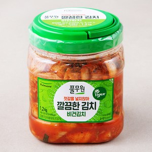 풀무원 깔끔한 비건김치 PET, 1.2kg, 1개