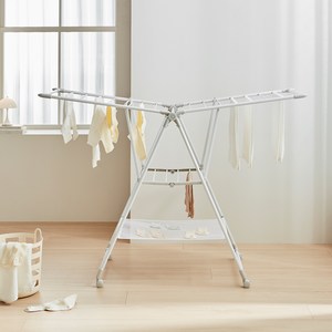 한샘 양날개 베이직 메쉬형 건조대 1단