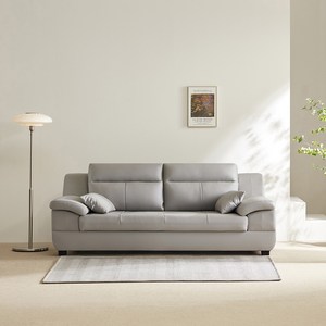 동서가구 테라 천연면피가죽 3인용 소파 방문설치