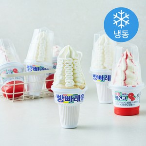 롯데웰푸드 더블비얀코 210ml x 3개입 + 빵빠레 바닐라 195ml x 3개입 세트 (냉동), 1세트