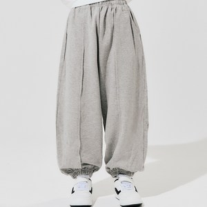 바브키즈 주니어 아동용 핀턱 조거 팬츠