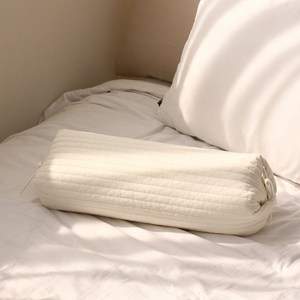 그린앤아트 하늘 끈 100수 피그먼트 메밀베개, 아이보리, 1개