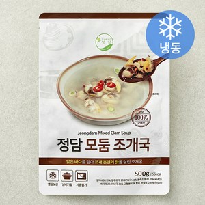 정담 모둠 조개국 (냉동), 500g, 1개