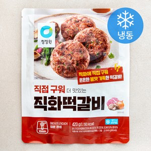 청정원 더맛있는 직화 떡갈비 (냉동), 420g, 1개