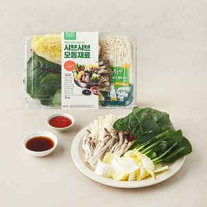 프레시밀 샤브샤브 모듬재료, 670g, 1개